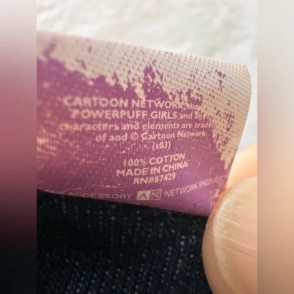 Vintage Cartoon Network Power Puff Girls Denim Hat - Picture 8 of 8